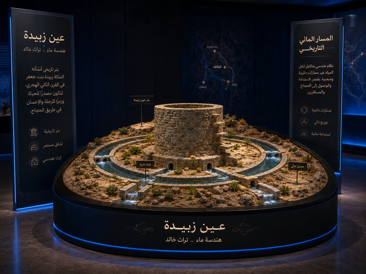 مجسم عين زبيدة التاريخي